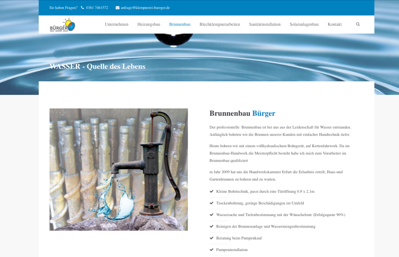 Homepage Erstellung